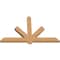 Ekena Millwork Kennewick Timber Gable Bracket, Western Red Cedar, 72"W x 45"H x 3 1/2"D x 5 1/2"F, 15/12 Pitch GBW072X45X0406KEN00SWR - alternate 5
